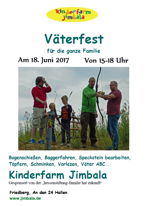 Väterfest Plakat 2017